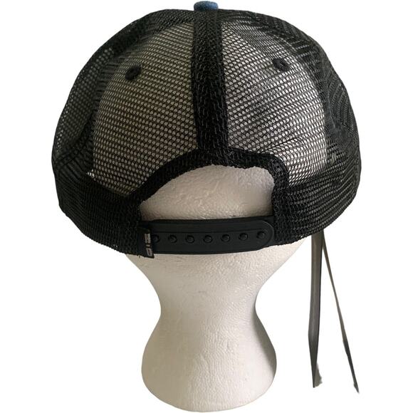 Harley Davidson Denim Trucker Snapback Adjustable Cap Hat Brand New - Picture 6 of 13
